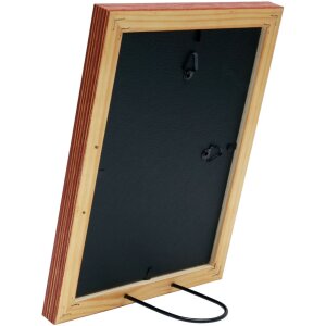 S46MF3 Hnědý dřevěný rám s povrchovou úpravou proti povětrnostním vlivům 20x28 cm
