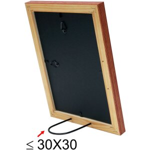 S46MF3 Hnědý dřevěný rám s povrchovou úpravou proti povětrnostním vlivům 20x28 cm