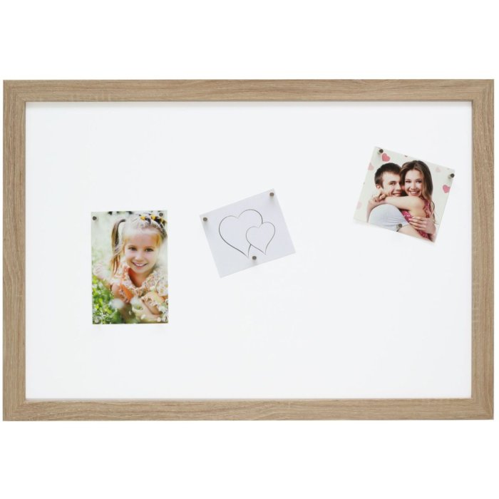 S49BH1 Magnetická tabule v barvě přírodního dřeva 40x60 cm