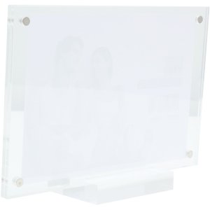 S58SC1 Průhledný magnetický rámeček se stojánkem 10x15 cm