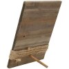 S67UA2 Držák na obrazy hnědý lakovaný s provázky 13x18 cm