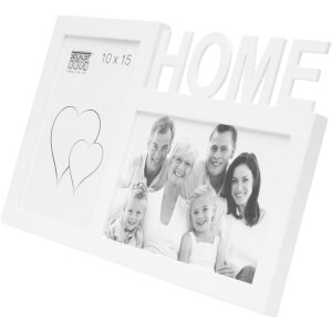S68NK1 Bílý rámeček na 2 fotografie - HOME 10x15 cm