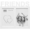 S68NK1 Bílý rámeček na 2 fotografie - FRIENDS 10x15 cm