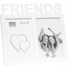 S68NK1 Bílý rámeček na 2 fotografie - FRIENDS 10x15 cm