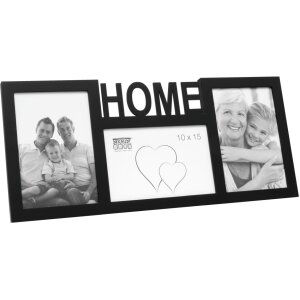 S68NK2 Černý rámeček na 3 fotografie - HOME...