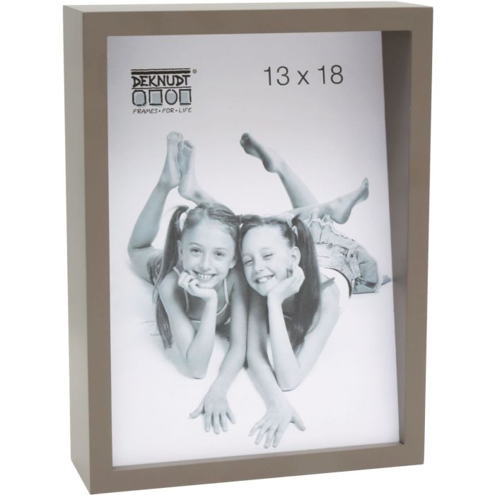 S68QK9 Taupe Blokový rám se šikmými zády 15x20 cm