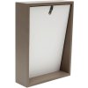 S68QK9 Taupe Blokový rám se šikmými zády 15x20 cm