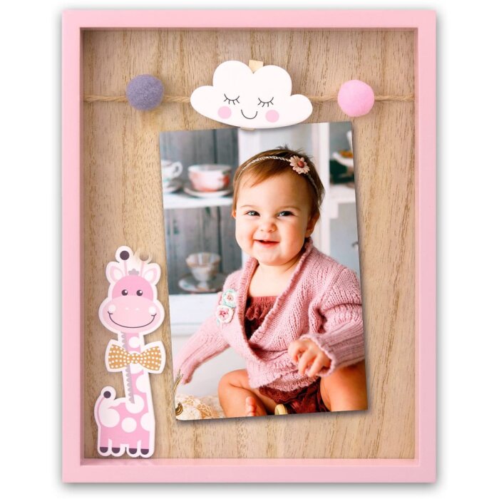 Ryan baby rám 10x15 cm růžový