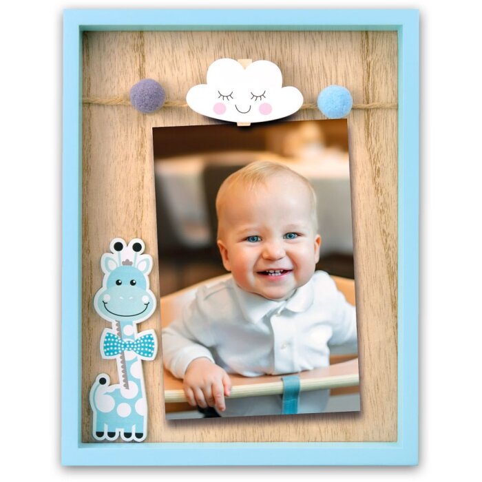 Ryan baby rám 10x15 cm modrý