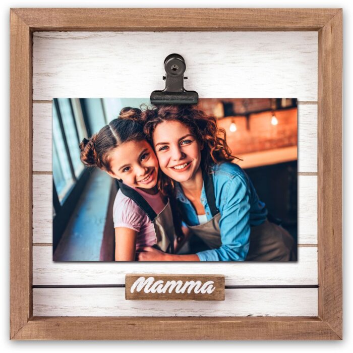 Dřevěný fotorámeček Camilla mum 10x15 cm