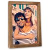Dřevěný fotorámeček ZEP Marne 10x15 cm hnědý na výšku