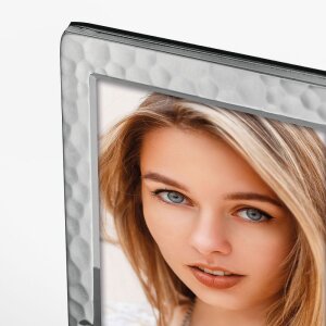 Dvojitý rámeček DS50 stříbrný lesklý 2 fotografie