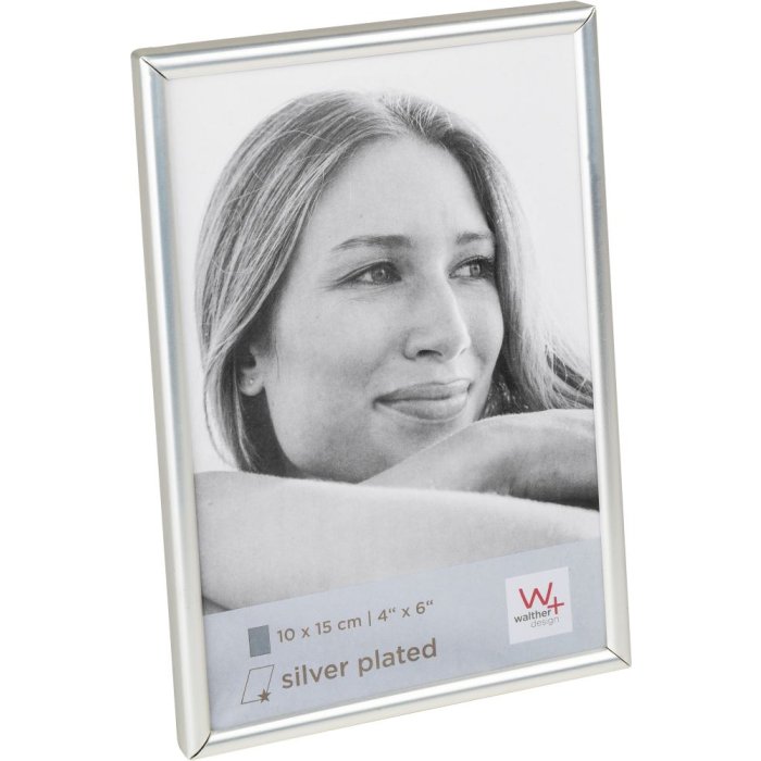 Fotorámeček Chloe 10x15 cm matný stříbrný
