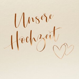 Goldbuch svatební album Herzklopfen 30x31 cm 60 bílých stran