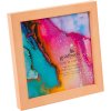 Rámeček na obraz Vybarvi si život 15x15 cm oranžový