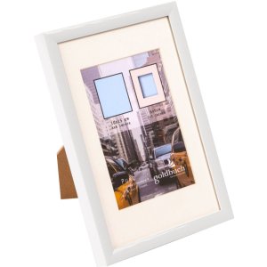Plastový rám Puro 10x15 cm bílý