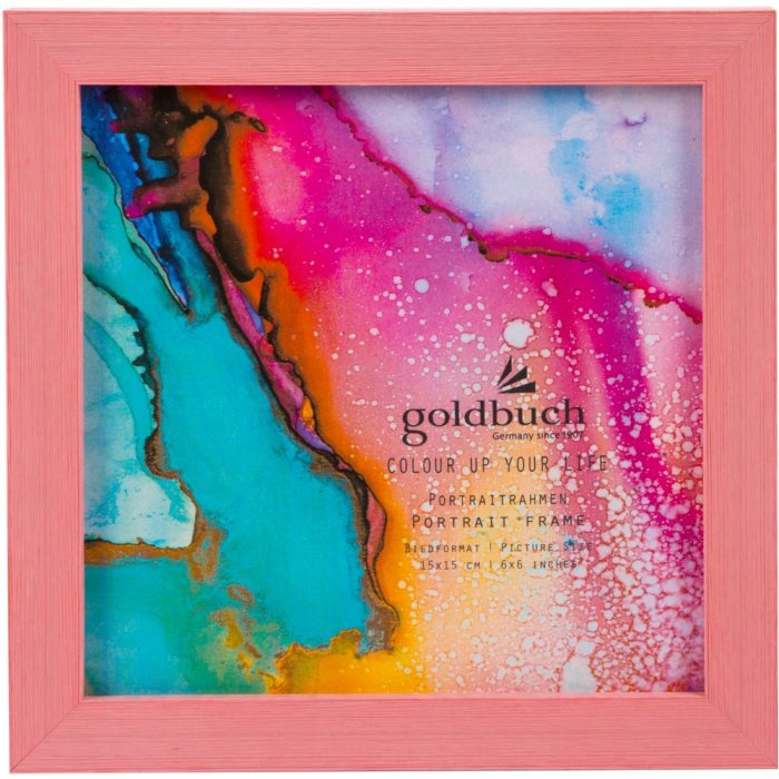 Rámeček na obraz Colour up your life 15x15 cm růžový