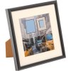 Plastový rám Goldbuch Puro šedý 15x15 cm s paspartou 10x10 cm