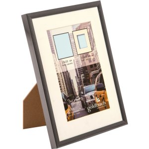 Plastový rám Puro 15x20 cm šedý