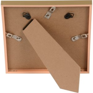 Plastový rám Goldbuch Puro 15x15 cm zlatý s paspartou 10x10 cm