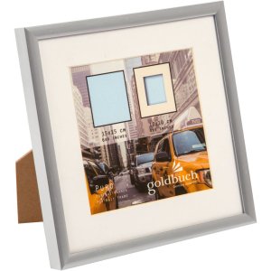 Plastový rám Goldbuch Puro 15x15 cm stříbrný