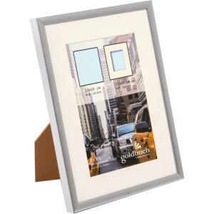 Plastový rám Puro 15x20 cm stříbrný