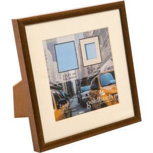 Plastový rám Puro 15x15 cm bronzový