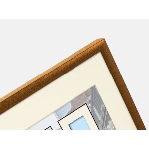 Plastový rám Puro 30x30 cm bronzový