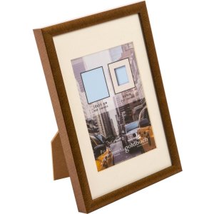 Plastový rám Puro 10x15 cm bronzový