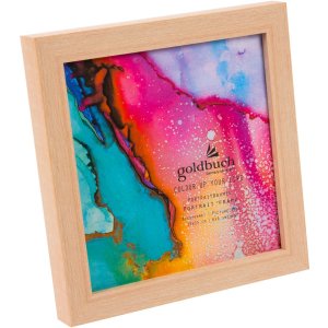 Rámeček na obraz Vybarvi si život 15x15 cm přírodní