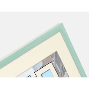 Plastový rám Goldbuch Puro mint 18x24 cm s paspartou 13x18 cm