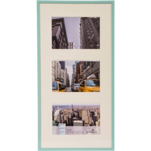 Galerijní rám Puro 3 fotografie 10x15 cm mint