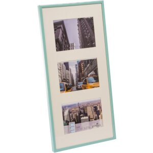 Galerijní rám Puro 3 fotografie 10x15 cm mint