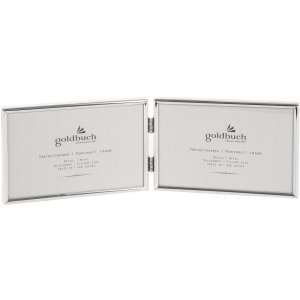 Goldbuch dvojitý rámeček Fine 2 fotografie 10x15 cm stříbrný formát na šířku