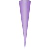 Školní kužel prázdný 70 cm fialový