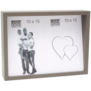 S68QK9 Fotorámeček 10x15 cm až 15x20 cm taupe