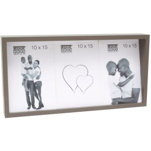 S68QK9 Fotorámeček 10x15 cm až 15x20 cm taupe