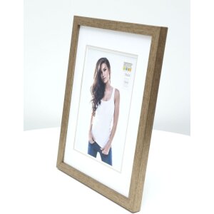 Deknudt S43AD2 obrazový rám s paspartou bronz 10x15 cm až 30x40 cm