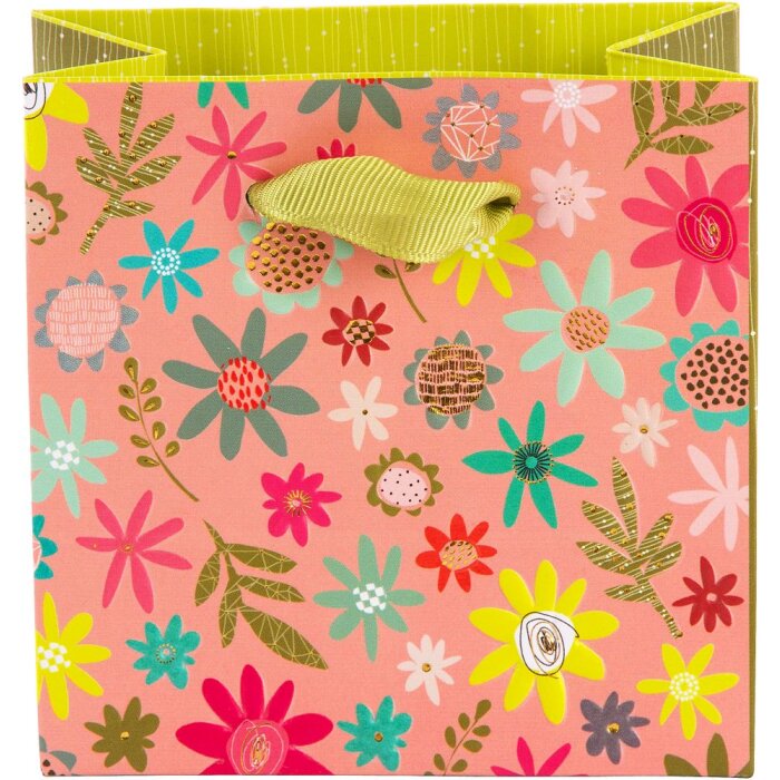 Dárková taška Blooming Tales 10x10 cm