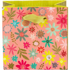 Dárková taška Blooming Tales 10x10 cm