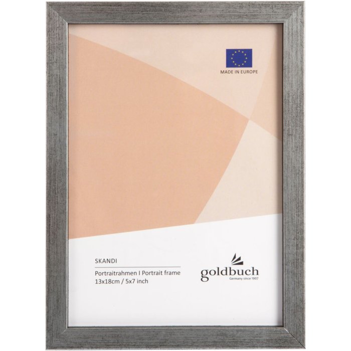 Dřevěný fotorámeček Skandi 13x18 cm stříbrný