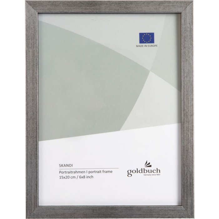 Dřevěný fotorámeček Skandi 15x20 cm stříbrný