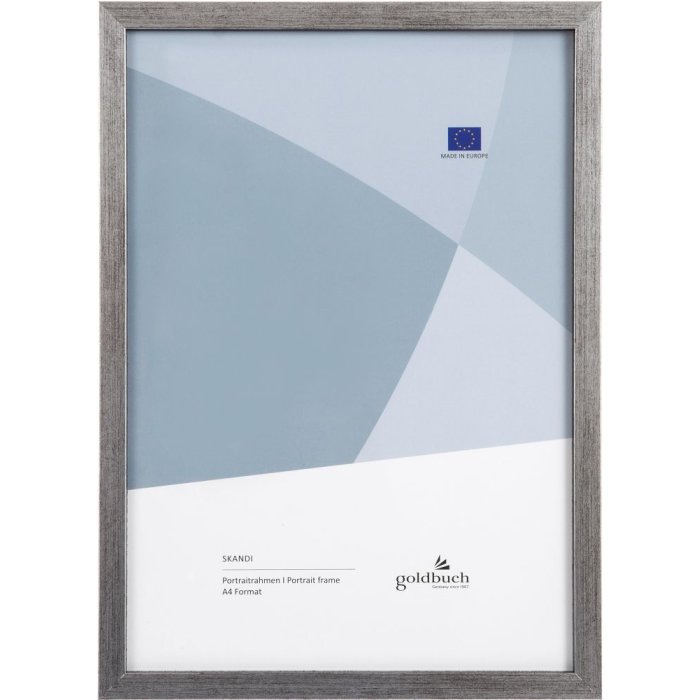 Dřevěný fotorámeček Skandi 21x30 cm stříbrný