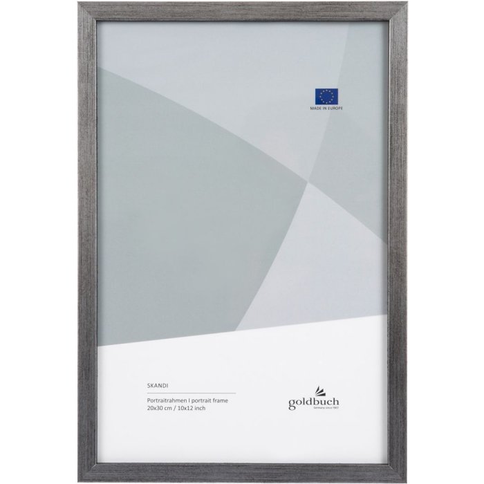 Dřevěný fotorámeček Skandi 20x30 cm stříbrný