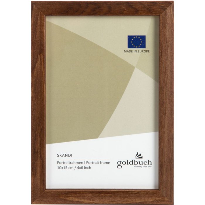 Dřevěný fotorámeček Goldbuch Skandi 10x15 cm hnědý