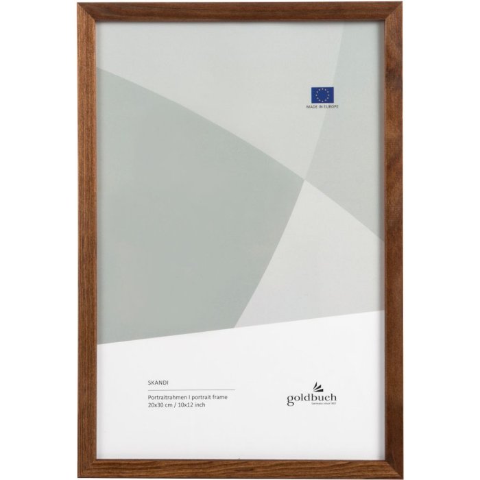Dřevěný fotorámeček Skandi 20x30 cm hnědý