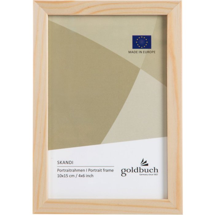 Dřevěný fotorámeček Skandi 10x15 cm přírodní