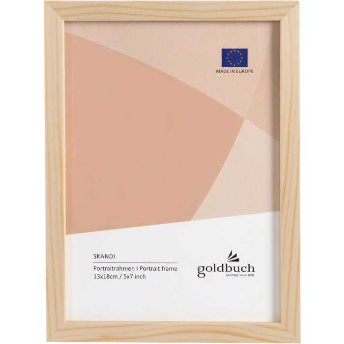 Dřevěný fotorámeček Skandi 13x18 cm přírodní