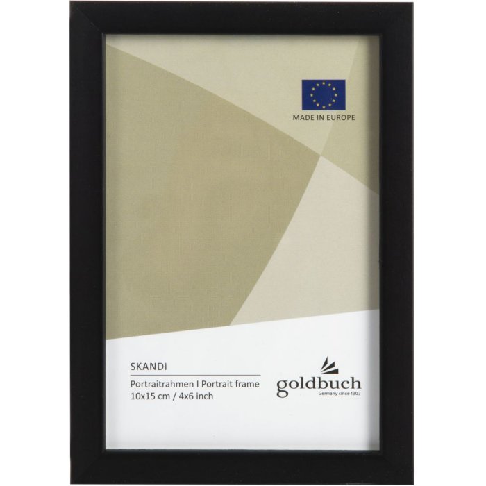 Dřevěný fotorámeček Goldbuch Skandi 10x15 cm černý