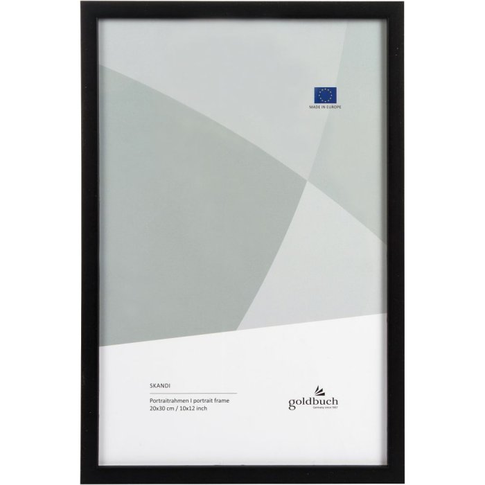 Dřevěný fotorámeček Skandi 20x30 cm černý